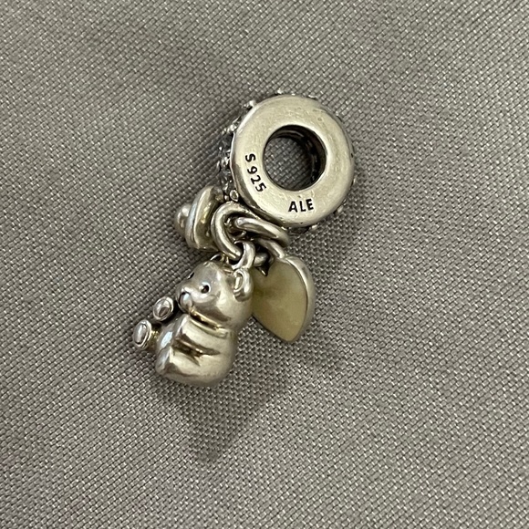Authentic Pandora Baby Treasures Teddy bear pacifier dangle charm - Picture 3 of 3